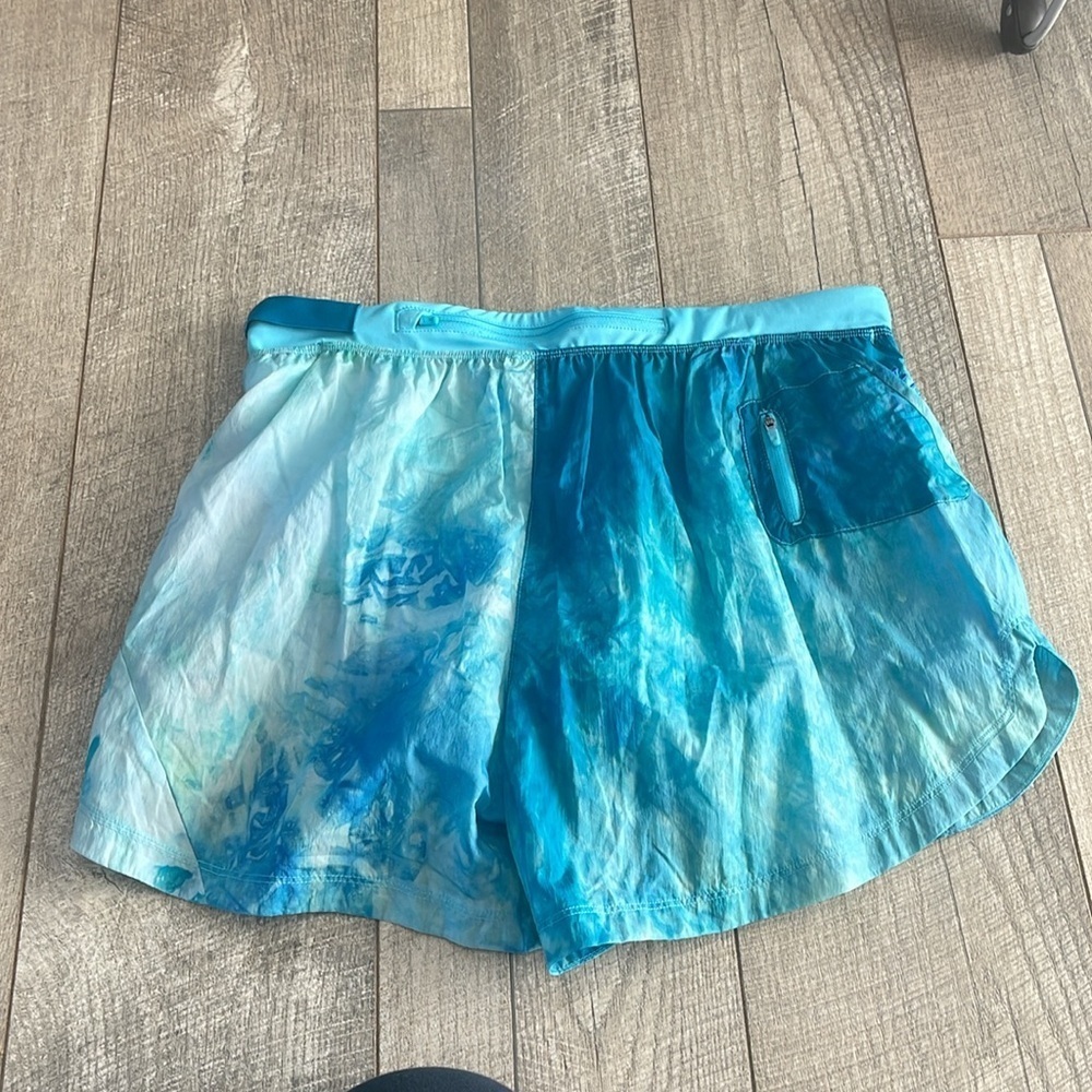 Nike Repel Dri-Fit Trail Running Blue Tie Dye Shorts Size Large - Picture 11 of 12
